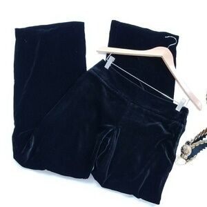 Vintage The Limited Cassidy Fit Black Velour Pants, Midrise, Size 4